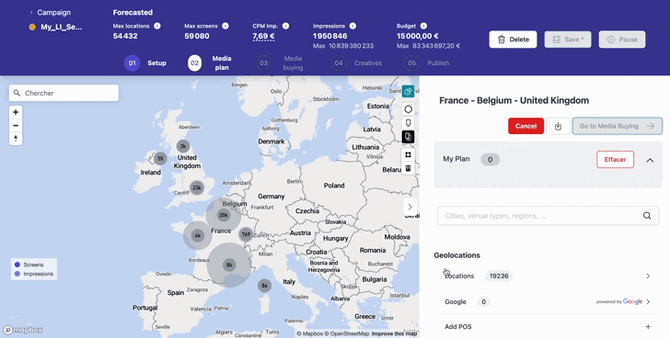 City choosing for Media Plan