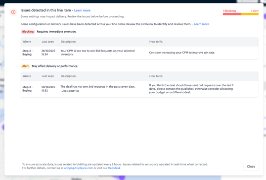 Delivery Pilot step 5